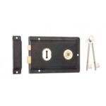 RIM SASHLOCK 6" X 4" BLACK