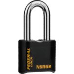 FPAD0102 FEDERAL NSR62 EXTRA HEAVY DUTY RESETTABLE COMBI LONG SHACKLE PADLOCK
