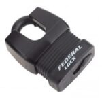 FPAD0175/BLACK FEDERAL 804WNP-BK 70MM WEATHERPROOF CLOSED SHACKLE PADLOCK