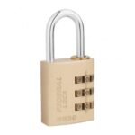 FPAD0179 FEDERAL RB30 RESETTABLE BRASS COMBINATION PADLOCK