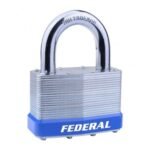 FPAD0185 FEDERAL 803 50MM SECURITY STEEL LAMINATED PADLOCK