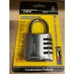 FPAD0193 FEDERAL RB51C-OR 50MM COMBINATION PADLOCK