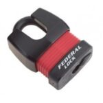 FPAD0174/RED FEDERAL 802WNP-R 45MM WEATHERPROOF CLOSED SHACKLE PADLOCK