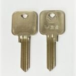 GC222 ZOO VIER V6SKB GENUINE CYLINDER KEY BLANK