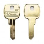 H0070 85P L&F 92 SERIES 4 PIN CYLINDER KEY BLANK
