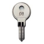 KB0015 BURG STERLING KB008 GENUINE CYLINDER KEY BLANK