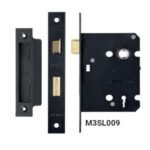 M3SL009 ZOO ZSC376-BL BUDGET 3 LEVER SASH 3.0" BLACK