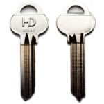 SS173 ASSA AS-HH7 OFG CYLINDER KEY BLANK