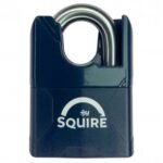 SQUIRE STRONGLOCK PLUS 50MM CLOSED SHACKLE LAMINATED 4 PIN PADLOCK BORON SHACKLE CARDED