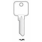 ZCTH026 ZOO VIER V5 5 PIN GENUINE CYLINDER BLANK