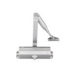 DCLOS06 ZOO VIER ZDC003-SE SIZE 3 FIXED POWER DOOR CLOSER SILVER