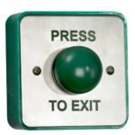 TSS Stainless Steel Standard Dome Exit Button Surface or Flush Mounted