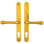 Hoppe/Fullex Lever Lever UPVC Multipoint Door Handles - 68mm PZ Sprung 215mm Screw Centres