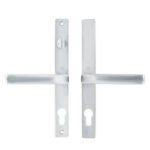 Hoppe Fullex Lever Lever UPVC Multipoint Door Handles - With Snib 68mm PZ Sprung 215mm Screw Centres