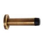 Carlisle Brass AA21AB Cylinder Pattern Door Stop with Rose (LEAD TIME: 2-3 DAYS)