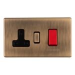 Eurolite AB45ASWASB 45Amp Switch with a Socket (LEAD TIME: 2-3 DAYS)