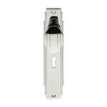 Carlisle Brass ADR021CP Art Deco Knob On Lock Backplate (LEAD TIME: 2-3 DAYS)