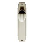 Carlisle Brass ADR022SN Art Deco Knob On Latch Backplate (LEAD TIME: 2-3 DAYS)