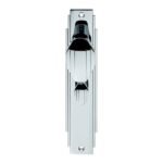 Carlisle Brass ADR023CP Art Deco Knob On WC Backplate (LEAD TIME: 2-3 DAYS)
