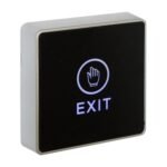 CQR AEB514 Architectural Request To Exit Touch Sensitive With Blue LED - Black (LEAD TIME: 2-3 DAYS)