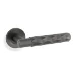 Alexander & Wilks AW226DBZPVD Spitfire Lever Diamond Cut On 50 x 6mm Rose - Dark Bronze PVD (LEAD TIME: 2-3 DAYS)