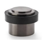 Alexander & Wilks AW603DBZPVD Plain Floor Mounted Door Stop - Dark Bronze PVD (LEAD TIME: 2-3 DAYS)
