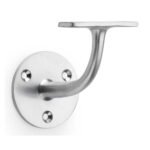 Alexander & Wilks AW750SC Architectural Handrail Bracket - Satin Chrome (LEAD TIME: 2-3 DAYS)