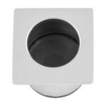 Alexander & Wilks AW993PC Sliding Door Finger Edge Pull Square - Polished Chrome (LEAD TIME: 2-3 DAYS)