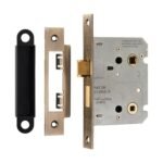 Eurospec BAE5030AB Easi-T Residential Bathroom Lock 78mm (LEAD TIME: 2-3 DAYS)