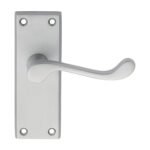 Carlisle Brass CBS55SC Contract Victorian Scroll Lever On Latch Backplate (LEAD TIME: 2-3 DAYS)