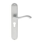 Carlisle Brass DL380YSC Andros Lever On Euro Lock Long Backplate (LEAD TIME: 2-3 DAYS)