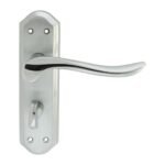 Carlisle Brass DL452SCCP Lytham Lever On WC Backplate (LEAD TIME: 2-3 DAYS)