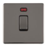 Eurolite ECBN20ADPSWNB 1 GANG 20AMP DP SWITCH (LEAD TIME: 2-3 DAYS)