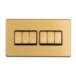Eurolite ECSB6SWB 6-Gang 2-Way Switch (LEAD TIME: 2-3 DAYS)