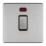 Eurolite ECSS20ADPSWNB 1-Gang 20Amp DP Switch & Neon (LEAD TIME: 2-3 DAYS)