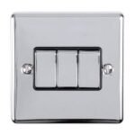 Eurolite EN3SWPCB 3-Gang Switch (LEAD TIME: 2-3 DAYS)