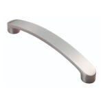 Carlisle Brass FTD2035ASN Radius End Flat Bow Handle 128mm (LEAD TIME: 2-3 DAYS)
