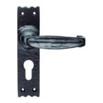 Carlisle Brass LF5507Y Slimline V Lever On Euro Lock Backplate (LEAD TIME: 2-3 DAYS)