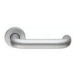 Eurospec LRS4001SAA Safety Lever On Sprung Rose (LEAD TIME: 2-3 DAYS)
