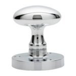 Carlisle Brass M34CP Oval Mortice Knob (LEAD TIME: 2-3 DAYS)