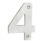 Eurospec NUM10104SSS Numerals Number 4 (LEAD TIME: 2-3 DAYS)