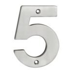 Eurospec NUM10105SSS Numerals Number 5 (LEAD TIME: 2-3 DAYS)