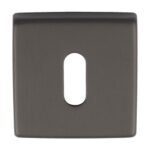 Manital QE003ANT Manital Square Standard Key Escutcheon - Anthracite (LEAD TIME: 2-3 DAYS)