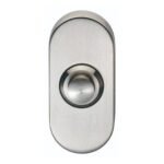 Eurospec SWE1030SSS Oblong Bell Push 64 x 30mm Concealed Fix - Satin Stainless Steel (LEAD TIME: 2-3 DAYS)