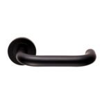 Eurospec SWL1190MB Steelworx SWL Nera Lever On Rose (LEAD TIME: 2-3 DAYS)