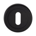Serozzetta SZM003MB Standard Profile Escutcheon - Matt Black (LEAD TIME: 2-3 DAYS)