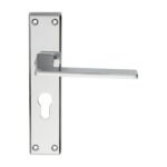 Serozzetta SZM034YCP Zone Lever On Euro Lock Backplate (LEAD TIME: 2-3 DAYS)