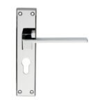 Serozzetta SZM371YCP Equi Lever On Euro Lock Backplate (LEAD TIME: 2-3 DAYS)