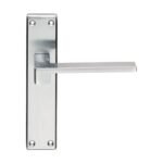 Serozzetta SZM372SC Equi Lever On Latch Backplate (LEAD TIME: 2-3 DAYS)