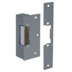 CQR ADCN202-312+S Rim With Mortice Face Plate Electric Release 12V DC Fail Unlocked, Continuously Rated - Grey (LEAD TIME: 2-3 DAYS)